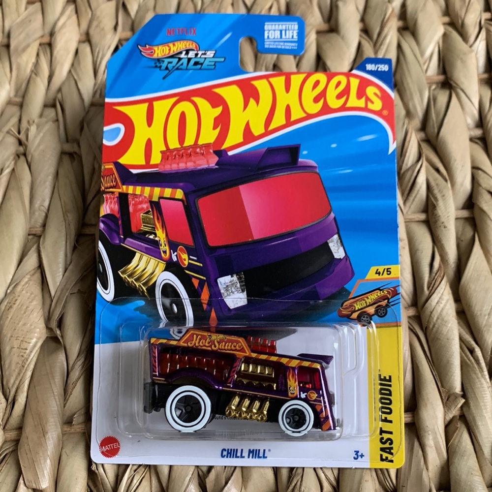 Fast Foodie Chill Mill Hot Wheels Treasure Hunt Food Van Purple Truck 2025 🆕 Toy